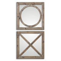 Baci E Abbracci, Wooden Mirrors S/2