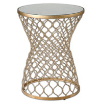 Naeva Gold End Table