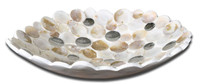 Capiz Shell Accented Bowl