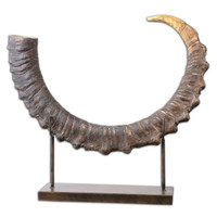 Sable Antelope Horn Sculpture
