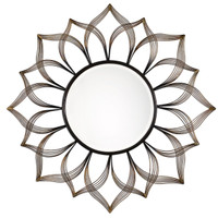 Imani Iron Sunflower Mirror