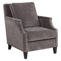 Dallen Pewter Gray Accent Chair