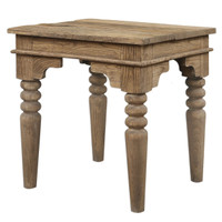 Khristian Reclaimed Wood End Table