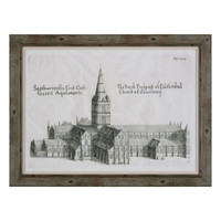 Salisbury Cathedral Architectural Print