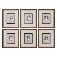 Small Breed Sketch Prints S/6