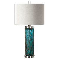 Almanzora Blue Glass Lamp