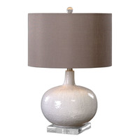Parvati White Glaze Table Lamp