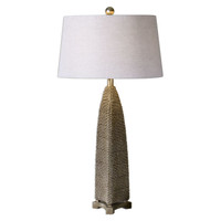 Kolva Antiqued Silver Table Lamp