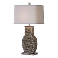 Clavin Stack Textured Table Lamp