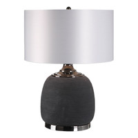 Charna Charcoal Ceramic Table Lamp