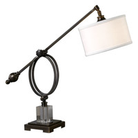 Levisa Dark Bronze Desk Lamp