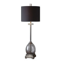 Denia Gray Glass Table Lamp