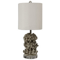 Silver Coral Table Lamp