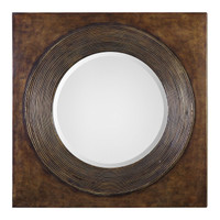 Eason Golden Bronze Round Mirror