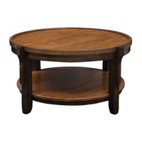Sigmon Round Wooden Coffee Table
