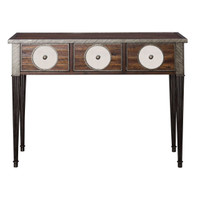 Patten Distressed Walnut Console Table