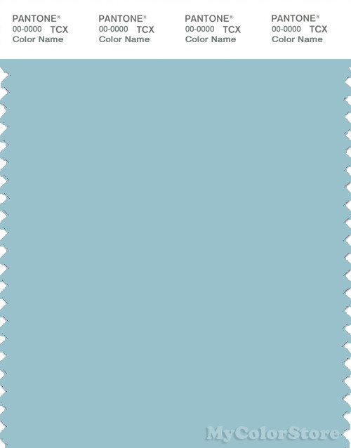 PANTONE SMART 14-4510X Color Swatch Card, Aquatic