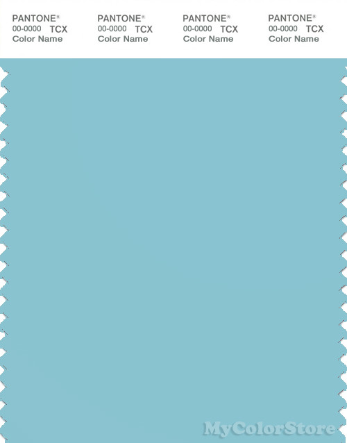 PANTONE SMART 14-4511X Color Swatch Card, Gulf Stream