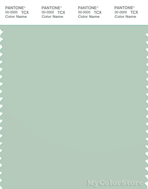 PANTONE SMART 14-6008X Color Swatch Card, Subtle Green