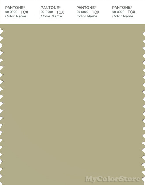 PANTONE SMART 15-0318X Color Swatch Card, Sage Green