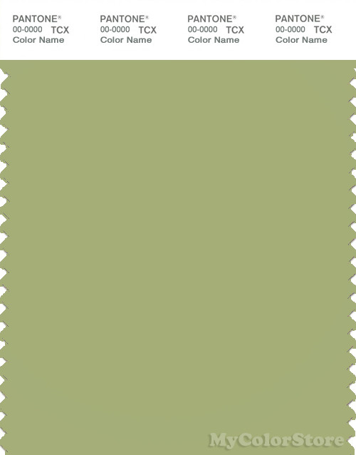 PANTONE SMART 15-0326X Color Swatch Card, Tarragon