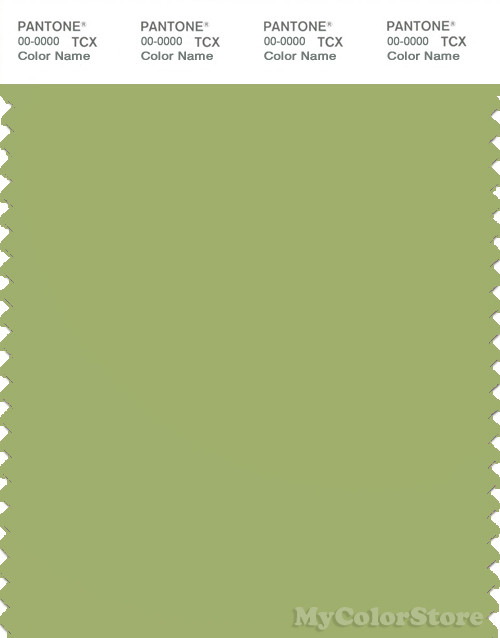 PANTONE SMART 15-0332X Color Swatch Card, Leaf Green