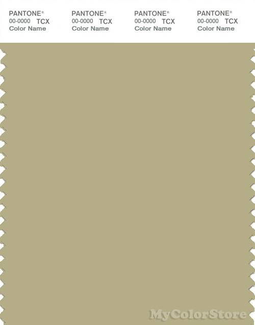 PANTONE SMART 15-0522X Color Swatch Card, Pale Olive Green