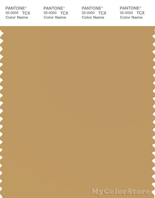 PANTONE SMART 15-0927X Color Swatch Card, Pale Gold