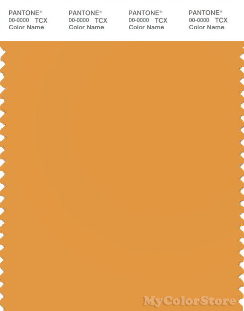 PANTONE SMART 15-1147X Color Swatch Card, Butterscotch