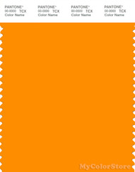 PANTONE SMART 15-1164X Color Swatch Card, Bright Marigold