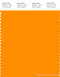 PANTONE SMART 15-1164X Color Swatch Card, Bright Marigold