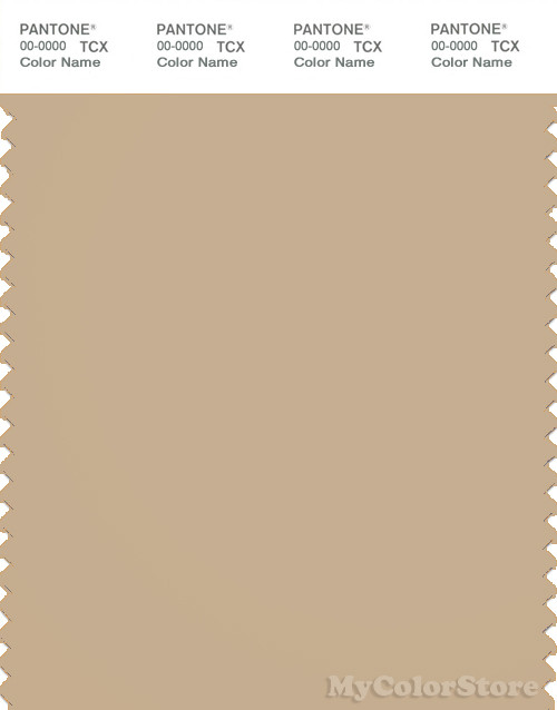PANTONE SMART 15-1214X Color Swatch Card, Warm Sand
