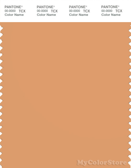 PANTONE SMART 15-1234X Color Swatch Card, Gold Earth