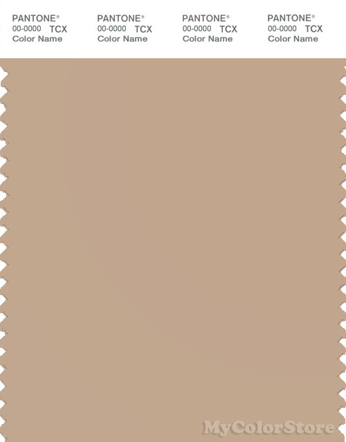 PANTONE SMART 15-1314X Color Swatch Card, Cuban Sand