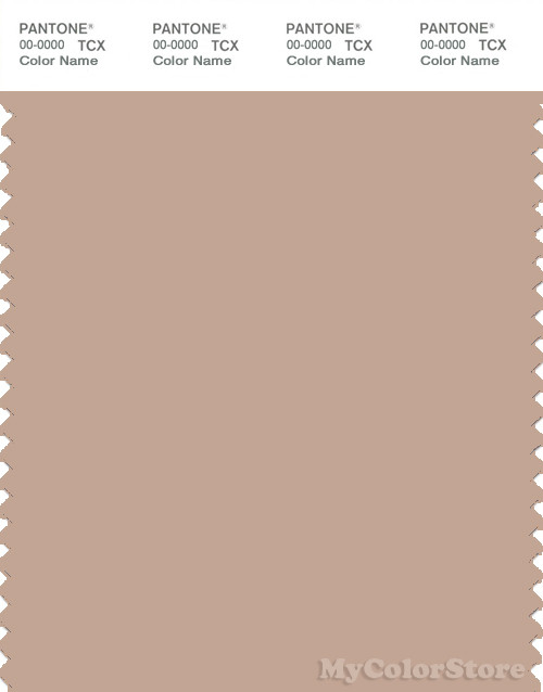 PANTONE SMART 15-1315X Color Swatch Card, Rugby Tan