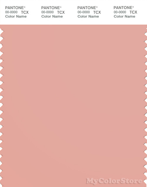 PANTONE SMART 15-1415X Color Swatch Card, Coral Cloud