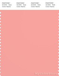 PANTONE SMART 15-1621X Color Swatch Card, Candlelight Peach