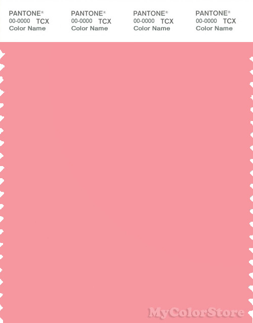 PANTONE SMART 15-1821X Color Swatch Card, Flamingo Pink