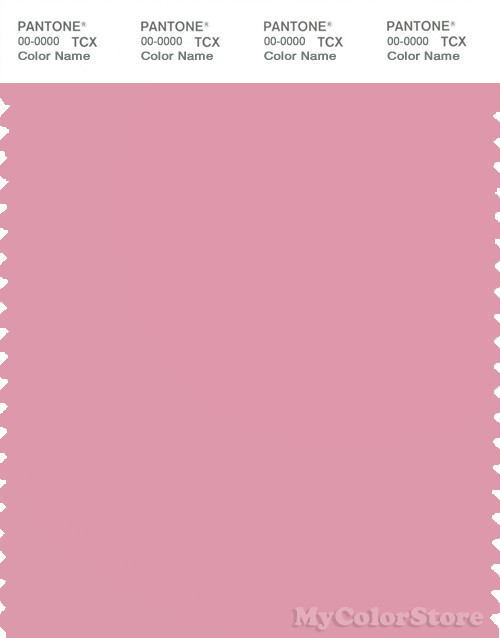 PANTONE SMART 15-1912X Color Swatch Card, Sea Pink