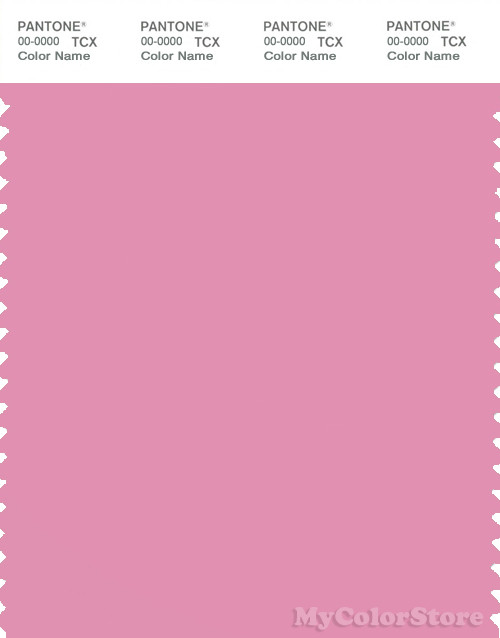 PANTONE SMART 15-2214X Color Swatch Card, Rosebloom