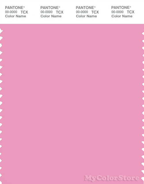 PANTONE SMART 15-2215X Color Swatch Card, Begonia Pink