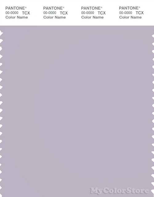 PANTONE SMART 15-3807X Color Swatch Card, Misty Lilac