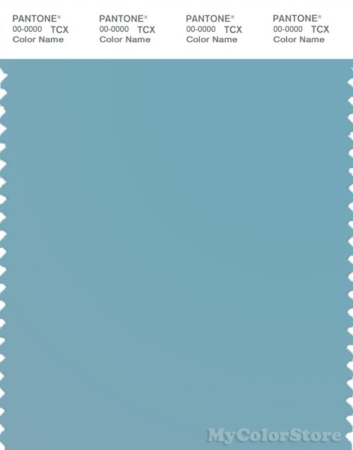 PANTONE SMART 15-4415X Color Swatch Card, Milky Blue