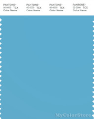 PANTONE SMART 15-4421X Color Swatch Card, Blue Grotto