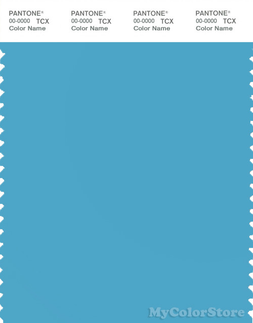 PANTONE SMART 15-4427X Color Swatch Card, Norse Blue