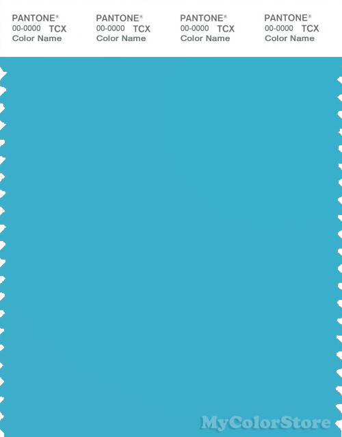 PANTONE SMART 15-4720X Color Swatch Card, River Blue