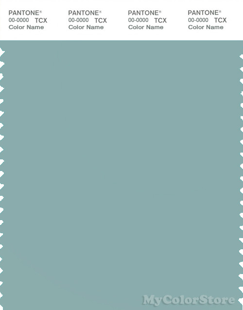 PANTONE SMART 15-5207X Color Swatch Card, Aquifer
