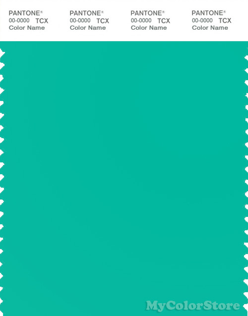 PANTONE SMART 155421 TCX Color Swatch Card Pantone Aqua