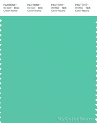 PANTONE SMART 15-5534 TCX Color Swatch Card | Pantone Bright Green