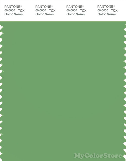 PANTONE SMART 15-6432X Color Swatch Card, Shamrock